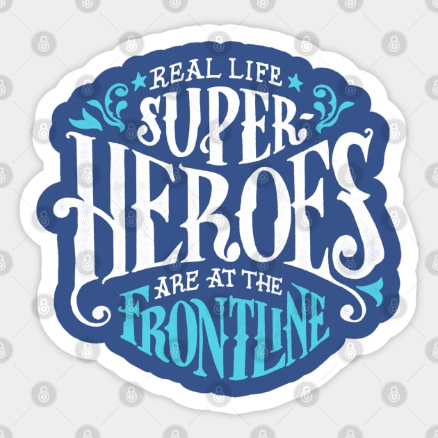 Real Life Heroes Sticker by zerobriant